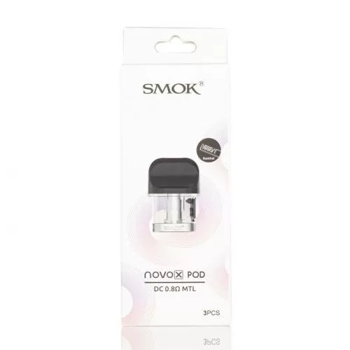 Smok Novo X Replacement Pods (3-Pack) - DC 0.8 Ohm, Mesh 0.8 Ohm