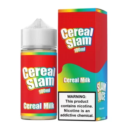 Slam E-Juices Premium E-Liquid 100ml - Cereal Slam (Cereal Milk) / 12mg