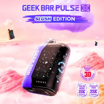 Geek Bar Pulse X 25K Puff "Slush Edition" Disposable Device – 25000 Puffs - Peach Perfect Slush
