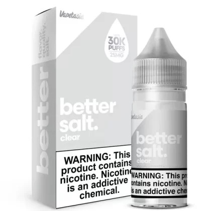 Better Salt – Clear - Nicotine Level#25mg>50mg (0FF6F6)