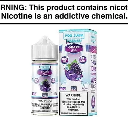 GRAPE COLA FREEZE BY POD JUICE 100ML - Vapejuice