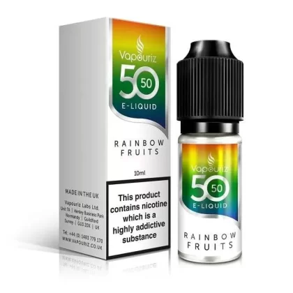 Vapouriz Rainbow Fruits E Liquid – 50/50 Series (10ml)