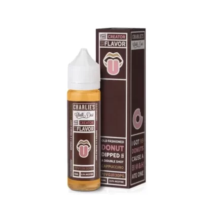 DONUT CAPPUCCINO E-LIQUID BY CHARLIE’S CHALK DUST – THE CREATOR OF FLAVOUR 50ML 70VG