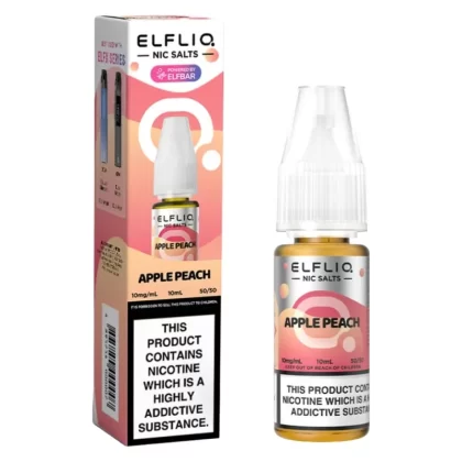 Apple Peach Nic Salt E-Liquid by Elf Bar Elfliq (10ml) - 20mg