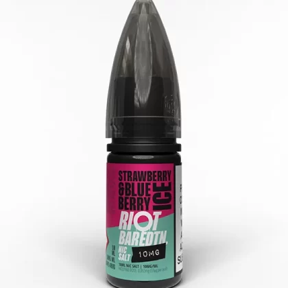 Strawberry Blueberry Ice Nic Salt E-Liquid - Riot Bar Edition
