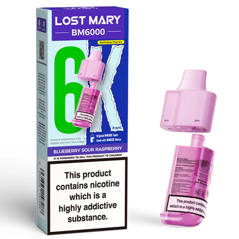 Lost Mary BM6000 Prefilled POD 10mg - Mango - Image 3