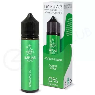 Double Apple Shortfill E-Liquid by Imp Jar 50ml