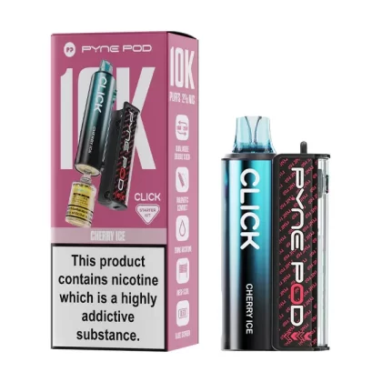 Box of 5 - Pyne Pod Click 10K Prefilled Pod Vape - Pineapple Ice
