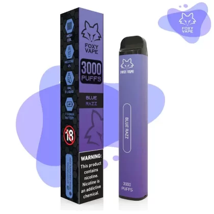 FoxyVape – Bluerazz (3000 Puffs)