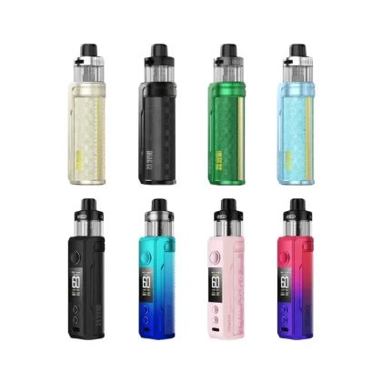 VOOPOO DRAG S2 POD KIT [CRC] - Colour#Champagne Golden>Checkered Black>Glow Pink>Modern Red>Moss Green>Sky Blue>Snow Blue>Spray Black