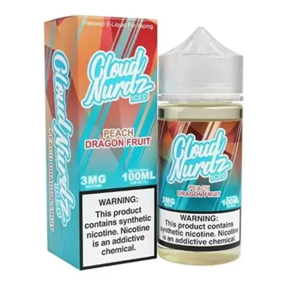 Peach Dragonfruit Iced E-Liquid by Cloud Nurdz