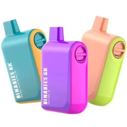 Binaries 6K Vape - Pack Count#Single Pack~Flavor#Strawberry>Blue Razz Lemon Muffins>Marshmallow>Watermelon Smoothie>Strawberry Cheese Cake>Vanilla Custard>Butterscotch>Apple Pie>Strawberry P