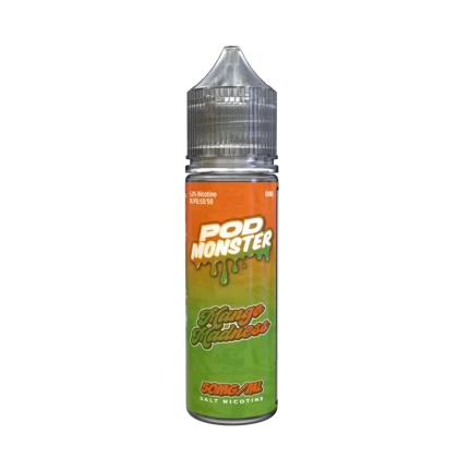 Pod Monster Salt Mango Madness eJuice - Vape Product; Vape Product, Vape Product (DD6C40)