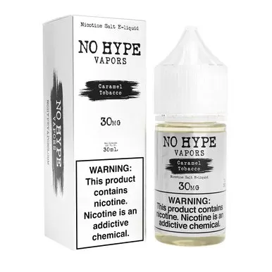 Caramel Tobacco by No Hype E-Liquid 30mL Salt Nic