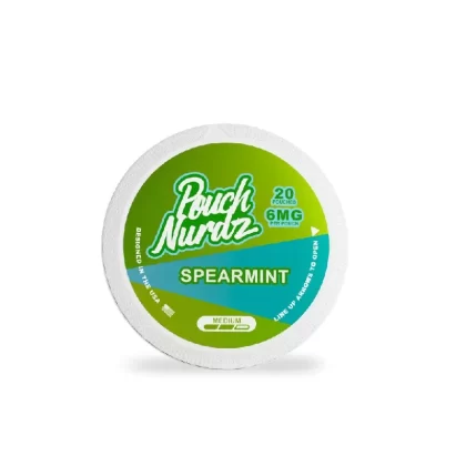 Pouch Nurdz Spearmint Nicotine Pouches - Nicotine Strength#6mg>12mg (F341C8)