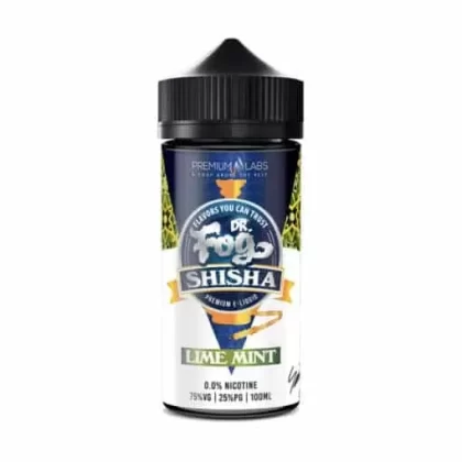LIME MINT SHISHA E LIQUID BY DR FOG 100ML 75VG