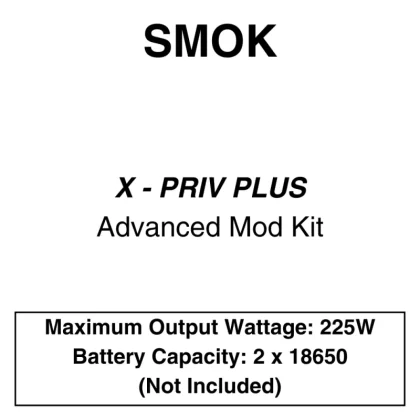 SMOK G-Priv 3 Kit Touch Screen : 230W * battery 81320 x 2pc not included* - Vape Product, Vape Product