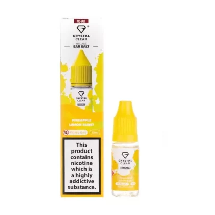Pineapple Lemon Burst Nic Salt E-Liquid by Crystal Clear - Vape Product, Vape Product