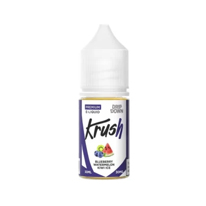 Drip Down Krush Series Salt – Blueberry Watermelon Kiwi Ice 30ml (30, 50 mg) - Vapebazaar Pk