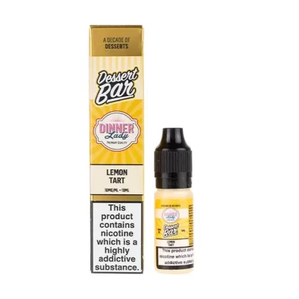 Lemon Tart Nic Salt E-Liquid by Dinner Lady Dessert Bar Salts - Vape Product, Vape Product