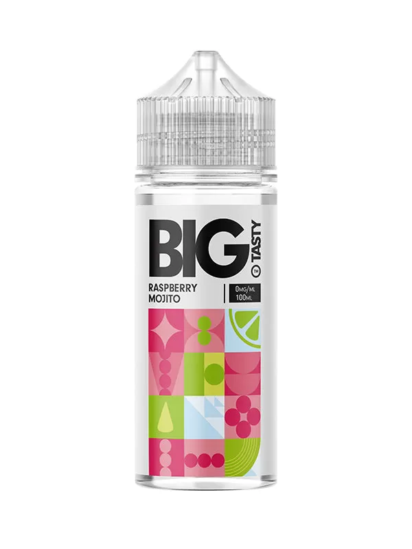 Big Tasty Juiced Raspberry Mojito E Liquid 120ml - 3mg