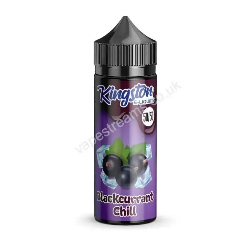 Blackcurrant Chill E-Liquid Shortfill by Kingston 50/50 - Vapestreams Co