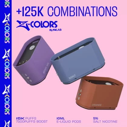 ZColors By ZLab 15K Disposable Pod - 15000 Puff - Skittle Ice Fruits