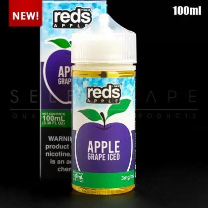 7Daze – Reds Apple Grape Iced Eliquid 100ml