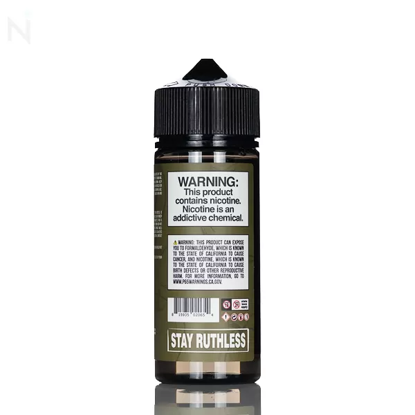 Ruthless Original E-Liquid - Swamp Thang - 120mL - 3mg - Image 2