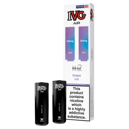 Grape Ice IVG Air Replacement Pods - 20mg - Vape Product
