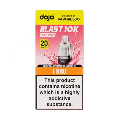 I Bru Dojo Blast 10K Prefilled Pod + Refill by Vaporesso - Vapesuperstore Co