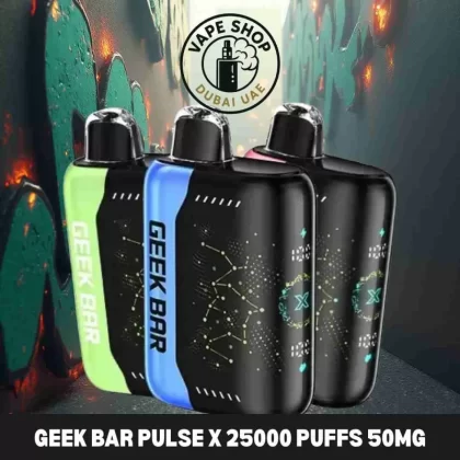 GEEK BAR PULSE X 25000 Puffs 50MG NICOTINE Disposable Vape in Dubai - Vapeshopdubaiuae