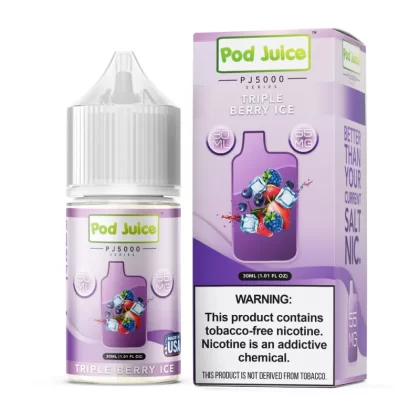 Triple Berry Ice by Pod Juice PJ5000 Series Salt 30mL