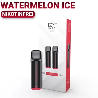 IZY Vape – IZY CLICK Pod – Watermelon Ice 0mg/ml Nikotin – Nikotinfrei
