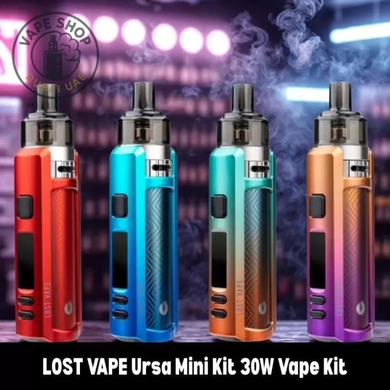 LOST VAPE Ursa Mini Kit 30W Vape Kit 12000mAh Starter Kit - Phantom Blue, Phantom Green (61F037)