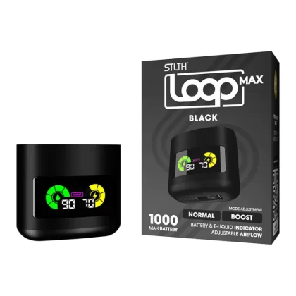 STLTH Loop Max Closed Pod Device - Black, Blue