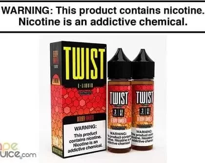 BERRY AMBER BY TWIST E LIQUID 120ML - Vapejuice