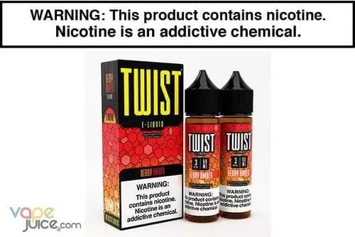 BERRY AMBER BY TWIST E LIQUID 120ML - Vapejuice