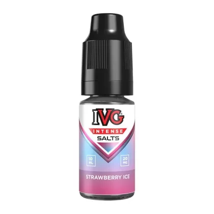 Strawberry Ice By I VG Intense 10ml Nic Salts - Nicotine Strength#20mg (Salt)>10mg (Salt) (96E9FF)