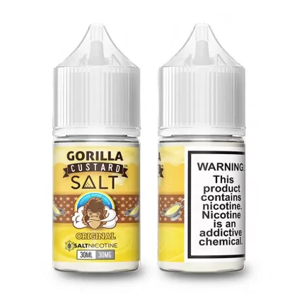 Gorilla Custard Nicotine Salts – ORIGINAL 30ML,(30mg/50mg)