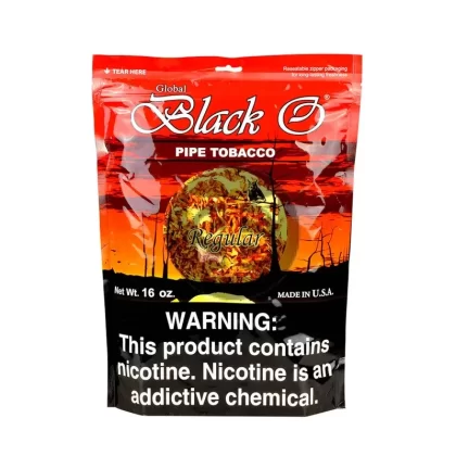 Black O Regular Pipe Tobacco 16 oz. Bag - Ejuicewarehouse