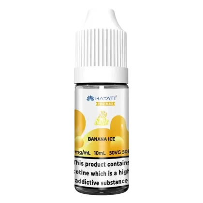 Hayati Pro Max Banana Ice Nic Salt Vape Juice - Strength#10mg>20mg