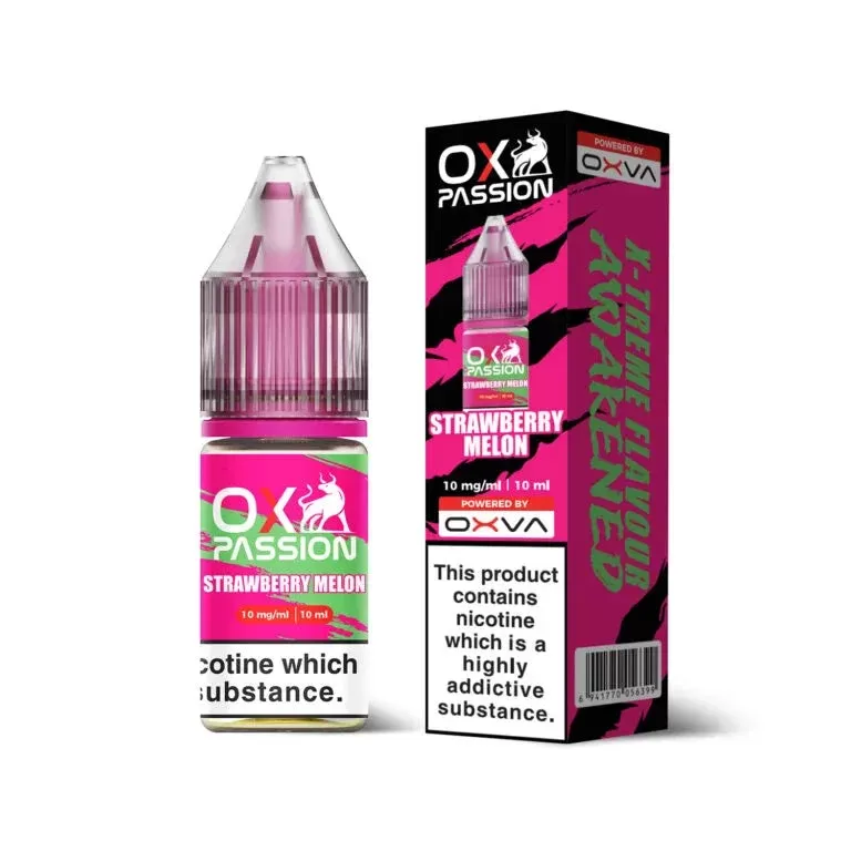 Ox Passion Strawberry Melon Nic Salts By Oxva
