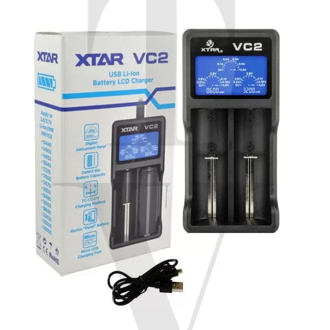 XTAR VC2 USB BATTERY CHARGER
