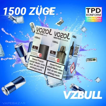 Vozol Vista Plug – VZBULL Prefilled Pod - Pod Kit; La Fume; 850 mAh