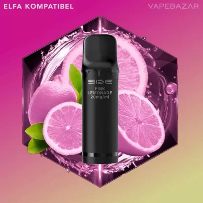 SKE Crystal 800 Pro Pods – Pink Lemonade (2er Pack) - SKE Crystal / Propylenglykol / Aromastoffe / Nikotin / Glycerin / ca. 1600 insgesamt