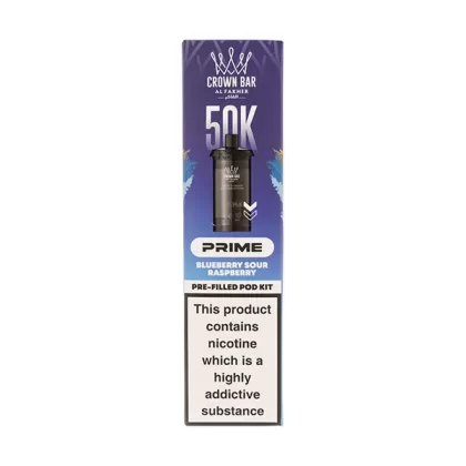 Blueberry Sour Raspberry 50K Hypermax Prime Prefilled Pod + Refill by Al Fakher