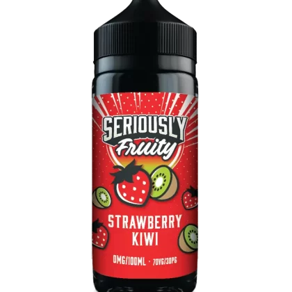 Strawberry Kiwi (Fruity) Seriously E Liquid 100ml – 70VG - Vapestorm Co