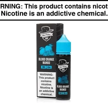 BLOOD ORANGE MANGO BY MAD HATTER 60ML - Vapejuice