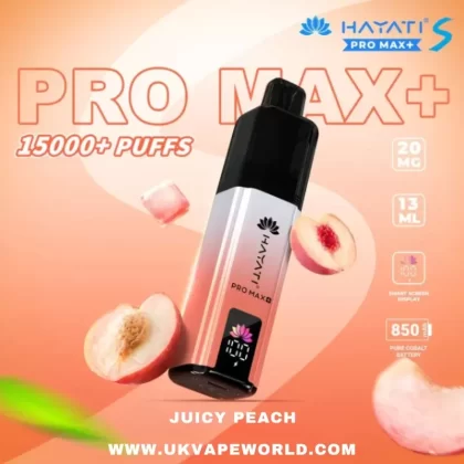 Juicy Peach Hayati Pro Max S Plus 15K Puff Ultra Kit